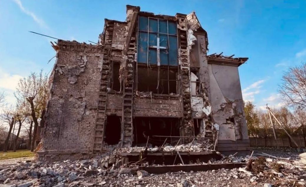 Distrutta una chiesa battista a Zaporizhzhia