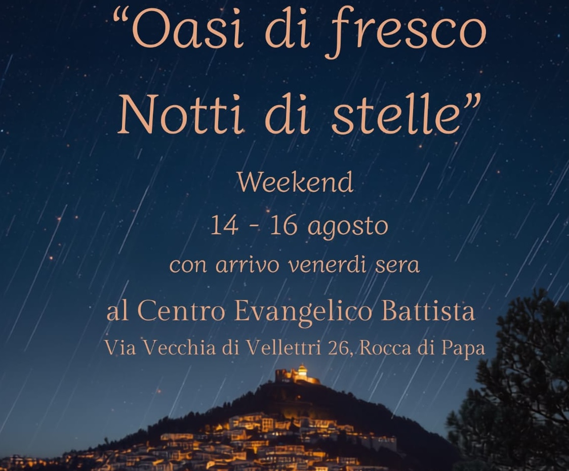 “Oasi di fresco – Notti di stelle”